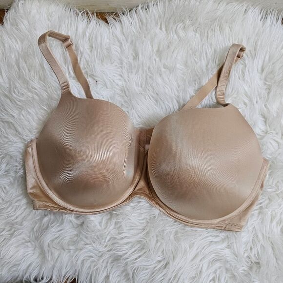 Cacique 44DDD Smooth Balconette Bra Nude Underwire - Picture 1 of 8
